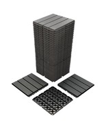 36 Sq. Ft Plastic Interlocking Deck Tiles, 36 Pack,12&quot;X12&quot; Waterproof Ou... - £136.68 GBP