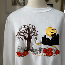 Holiday Editions Halloween Embroidered Applique Sweatshirt S - $18.00