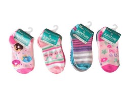 12 Pairs of Girls Socks Size 1-7 Low Cut Kids Fashion Socks - £5.62 GBP