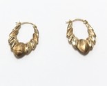 Women&#39;s Earrings 10kt Yellow Gold 238110 - £63.34 GBP