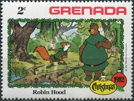Grenada 1982. Robin Hood and Little John (MNH OG) Stamp - £3.12 GBP