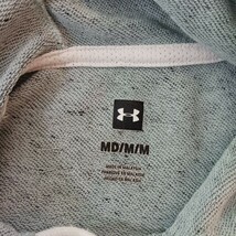 Under Armour Men's Gray Drawstring Hoodie Pullover Sweatshirt Size Medium image 3