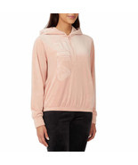 Fila  Long Sleeve Velour Quarter Zip Hoodie Pink (Misty Rose) Women&#39;s Sz... - $430.41 MXN