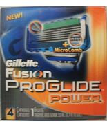 Gillette Fusion Proglide Power Men&#39;s Razor Blade Refills 4 Count 5 Blade... - $422.46 MXN