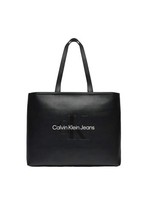 Calvin Klein Jeans Women Bag - Designer Black Tote Bag Fashion Handbag Large - $186.11 CAD