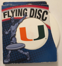 Miami Hurricanes University NCAA Sports Flying Disc White Team Logo New - £14.66 GBP