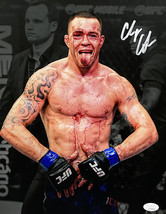 Colby Covington Signed UFC 11x14 Blood Photo JSA ITP - $125.13