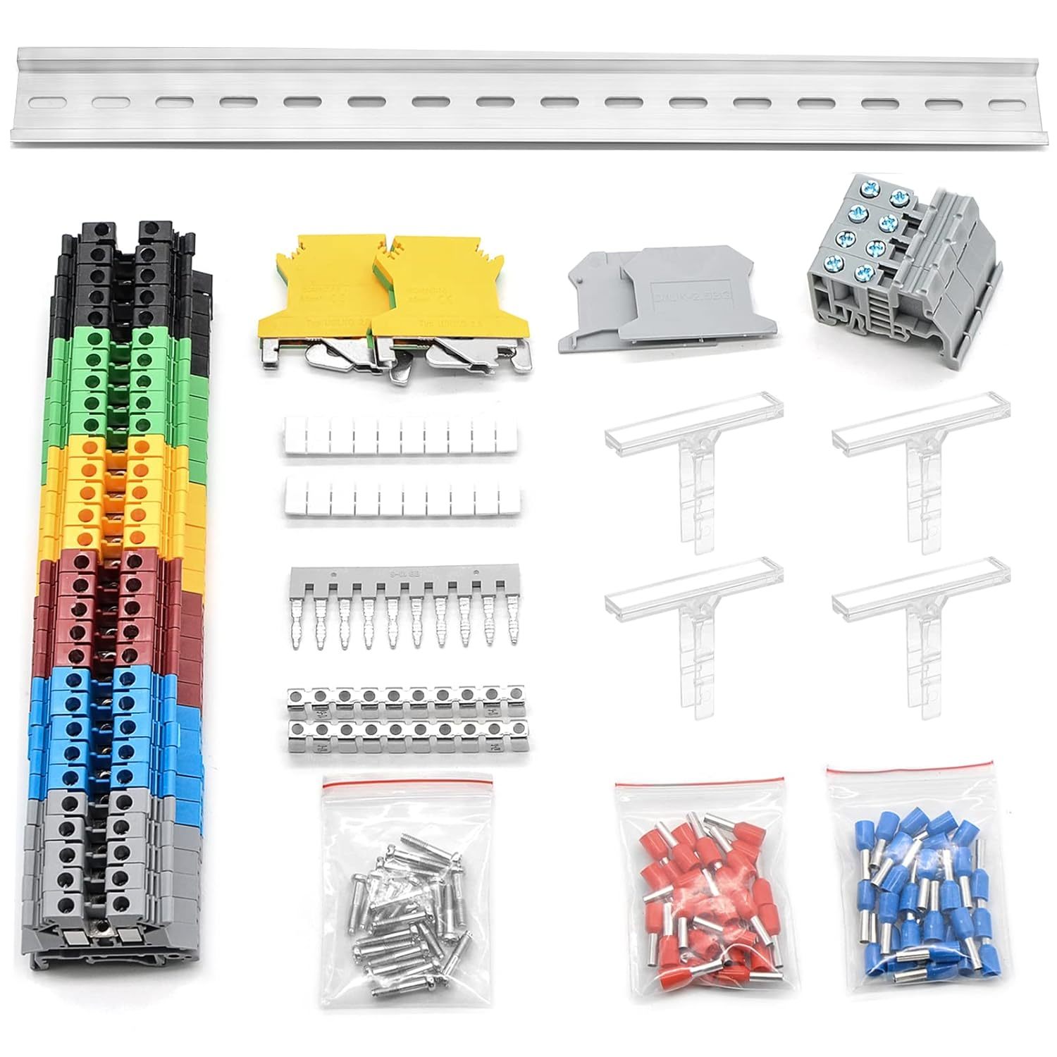Terminal Block, Rail Type Voltage Terminal, Rail Combined Terminal Block - $35.99