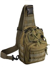 Tactical Shoulder Bag,1000D Outdoor Military Sling Daypack Backpack. - £28.76 GBP