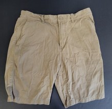 Eddie Bauer Mens Shorts 35 Cotton Khaki Chino Style Outdoors Legendwash - £9.56 GBP