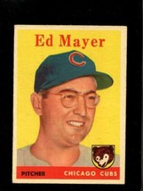1958 Topps #461 Ed Mayer Vgex (Rc) Cubs *SBA1050 - £2.15 GBP