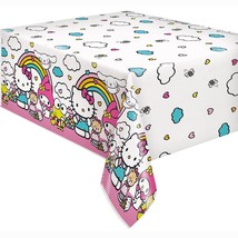 Hello Kitty and Friends Plastic Table Cover Birthday Party Tableware 1 Count New - £5.57 GBP