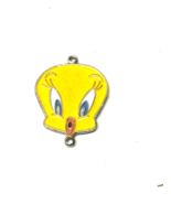 Looney Tunes Tweety Bird Face 1&quot; Charm Jewelry - $6.79 CAD