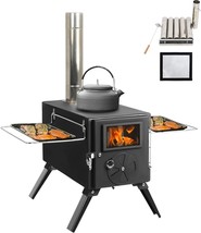 Outdoor Portable Wood Burning Stove, Heating Burner Stove For Tent,Camping, - £110.10 GBP