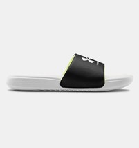 Under Armour Ansa Kids' Slide Sandals Size 6Y  White Black - $21.51
