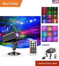 Sound Activated DJ Disco Lights Laser Projector with Remote for Vibrant ... - $1,822.87 MXN