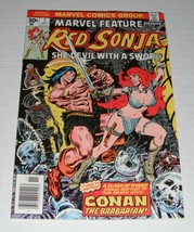 Marvel Feature with Red Sonja # 7...VF  8.0 grade--bx... 1976 comic with Conan - £13.25 GBP