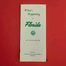 What&#39;s Happening In Florida 1955 Vintage Travel Brochure Booklet Guide E... - $11.95