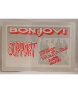JON BON JOVI / RICHIE SAMBORA - OLD TOUR CONCERT CLOTH BACKSTAGE PASS *L... - $187.91 MXN