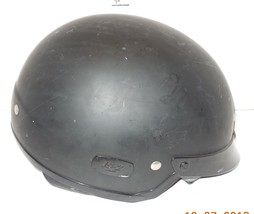 HJC Black Half BIKE Motorcycle Cruiser Helmet Adult Small DOT Approved - £44.12 GBP