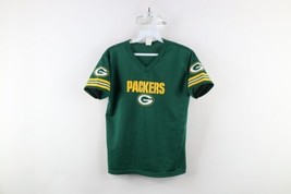 Vintage 90s Boys Medium Distressed Green Bay Packers Football Jersey Green #41 - $29.65