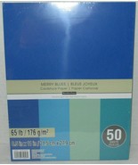 Recollections Cardstock Paper 8 1/2&quot; x 11&quot; 50 Sheets 65 lb 4 color MERRY... - $28.62 CAD