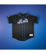 Vintage New York Mets Black Orange Trim Blank Majestic Jersey Size XL Me... - $45.60