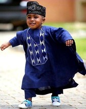 Agbada for Boys, Baby Boy Traditional Outfit, Nigerian Outfit for Boys, ... - $75.00