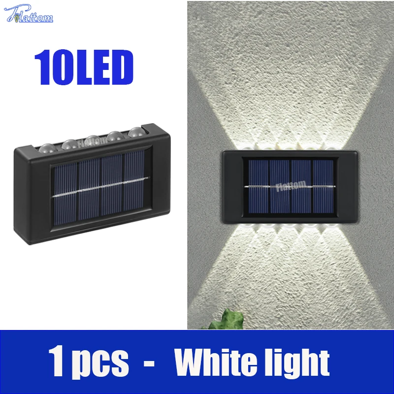 10LED NEW Solar LED Outdoor Wall Lights Waterproof Home Garden Decor for scape B - £148.56 GBP