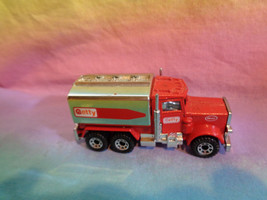 Vintage 1981 Matchbox Peterbilt Getty Oil Gas Tanker Truck Red &amp; Chrome Macau - £4.66 GBP