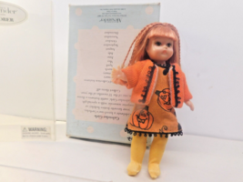 Vtg Mme Alexander Mini 6&quot; Wendy Witch Doll Calendar Girls October Hallow... - $34.84