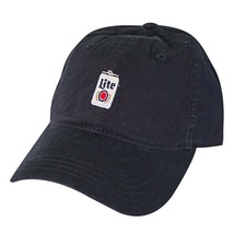 Miller Lite Can Logo Navy Blue Dad Hat Blue - £25.29 GBP