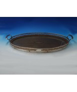 Roden Canadian Sterling Silver Wood and Glass Gallery Tray 25&quot; x 14&quot; (#5... - $50,504.82 MXN