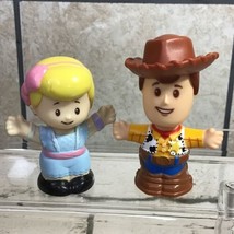 Fisher Price Little People Woody And Bo Peep Toy Story Collectible  - $14.84