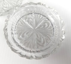 4 Clear Glass Coasters Scalloped Edge Round Vintage 3.5&quot; - £7.03 GBP