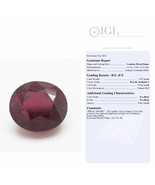 Loose Gemstone Red Ruby 5.17 Carat Cushion Shaped Treated Natural IGL Ce... - £612.31 GBP