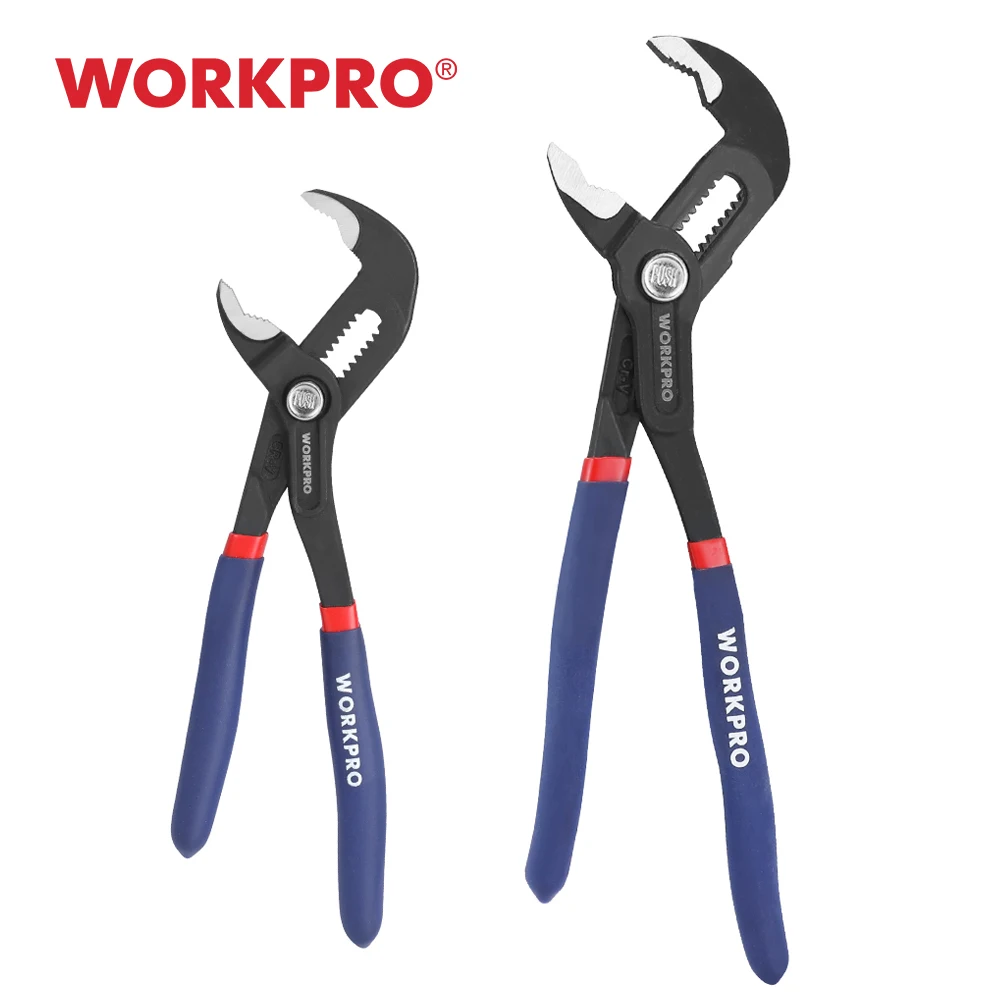 WORKPRO Fast Water Pump Pliers 180/250mm Plumbing Spanner Combination Tool - £13.20 GBP+