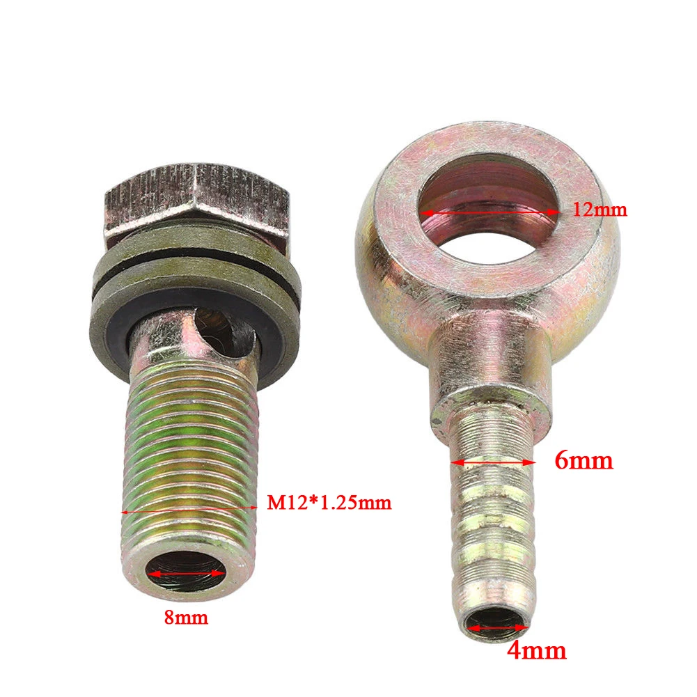 Motorcycle Oil Cooling System Connector Interface M12*1.25mm - Ball Head Adapt - £11.96 GBP