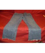 LEVIS SIGNATURE STRETCH LOW RISE FLARE LEG JEANS WOMENS DENIM PANTS 37X27.5 - €16,99 EUR