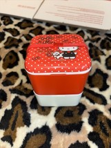 Vintage Sanrio HELLO KITTY Mini Plastic Container Candy Box Bento Box 2 tier - £7.50 GBP