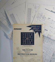 Run And Gun Arcade Instruction Manual With Wiring Diagram Schematics 1994  - £22.10 GBP