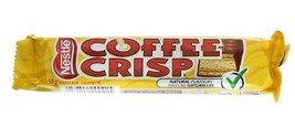 20 Coffee Crisp Chocolate Bars Full Size 50g Each NESTLE Canada FRESH DE... - £39.46 GBP