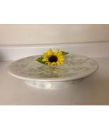 NEW Footed Pedestal Cake Serving Plate Cheese Platter Charcuterie Blue G... - £16.39 GBP
