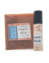 Dragon&#39;s Blood Handmade Soap and Perfume Set Amaranth Rue - £29.09 GBP