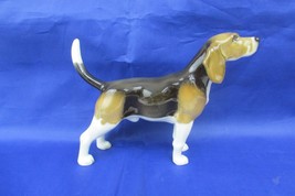 Vintage Hutschenreuther Porcelain Dog Figurine Beagle Hound Dog JHR Germany  - $113.85