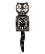 Limited Dolphins Black Tail Kit-Cat Klock Swarovski Crystals Jeweled Clock - $159.95