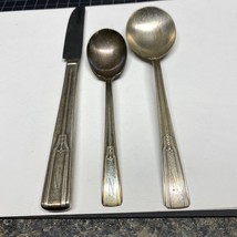 (3) Wm Rogers Mfg Co Extra Plate Is - Revelation Pattern With “N” On Handle.￼ - $12.00