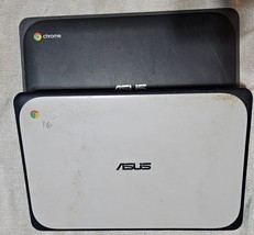 Asus Chrome Book Laptop Computer Model c202s Untested Parts Only Lot Of 2 - £23.00 GBP