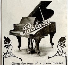 1906 Packard Piano Advertisement Fort Wayne Indiana Ephemera 4.5 x 2.5&quot; - $371.27 MXN