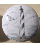 Ceramic knob Light House Lighthouse Cape Hatteras NC #1 - $5.30
